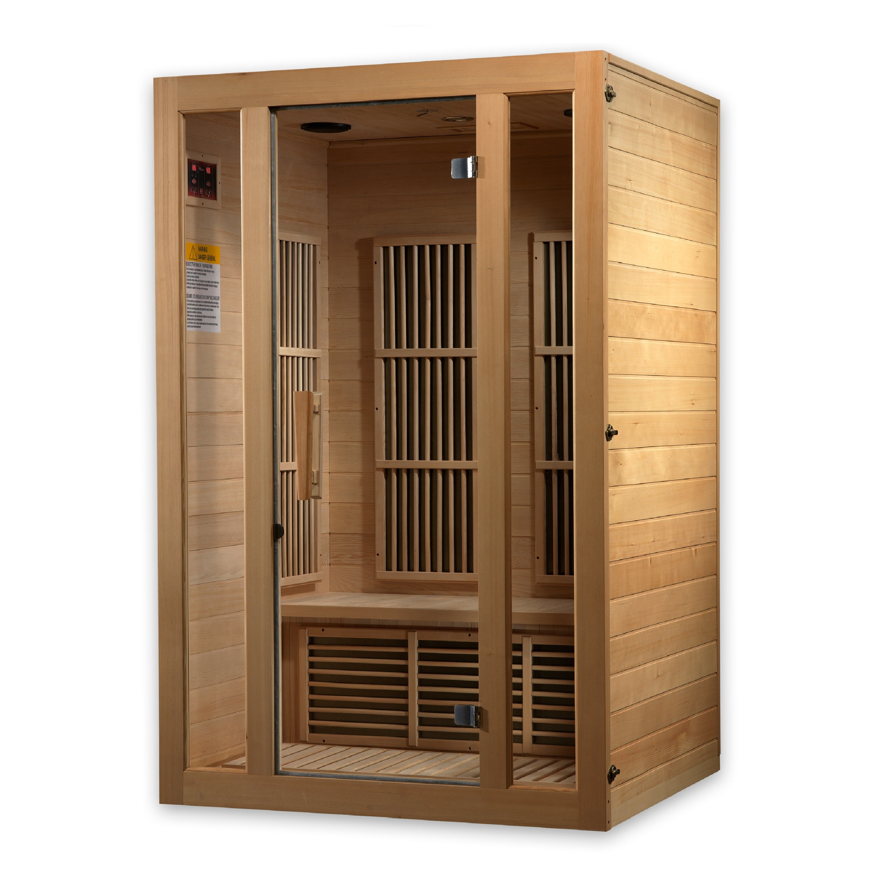 Maxxus Seattle 2-Person Low EMF FAR Infrared Sauna (Canadian Hemlock)