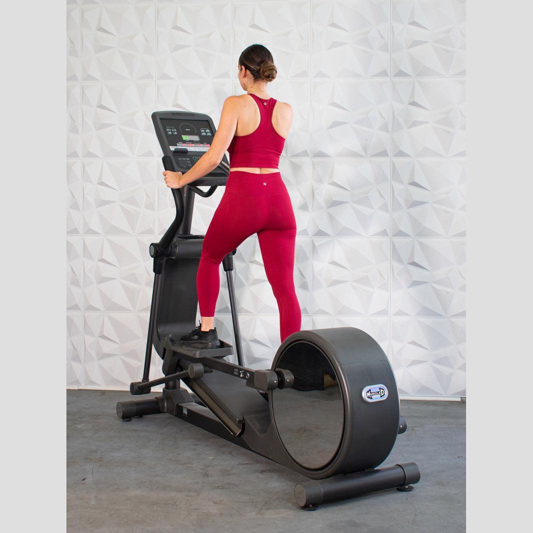 Muscle D Fitness Commercial Elliptical Trainer – LED Screen Cardio Machine