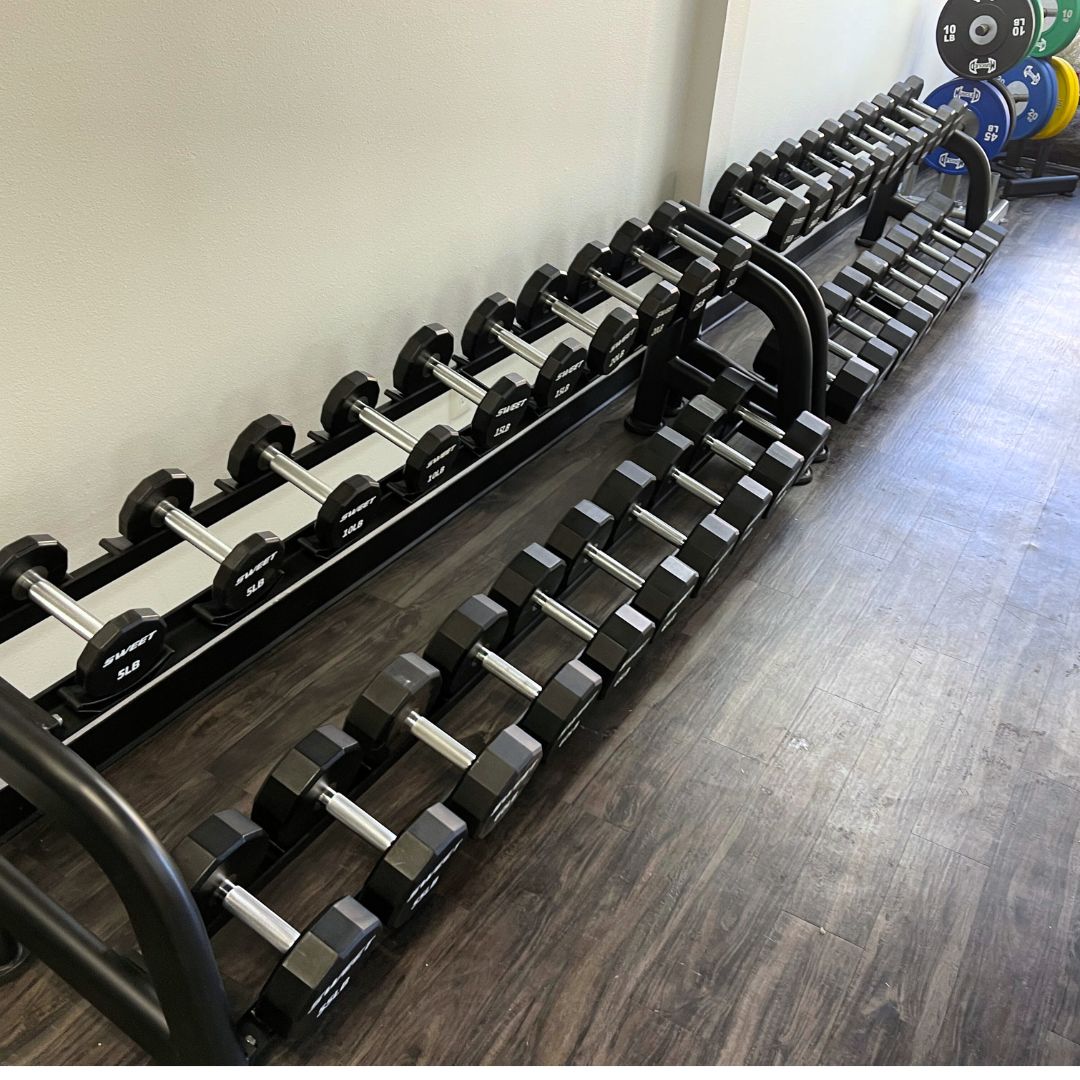 Sweet 2-Tier Dumbbell Rack – Heavy-Duty Dumbbell Storage Stand for Home & Commercial Gyms
