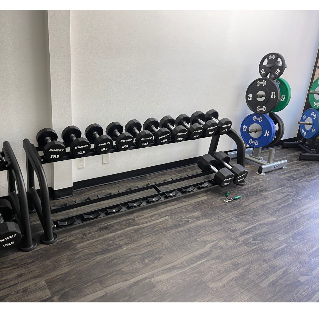 Sweet 2-Tier Dumbbell Rack – Heavy-Duty Dumbbell Storage Stand for Home & Commercial Gyms