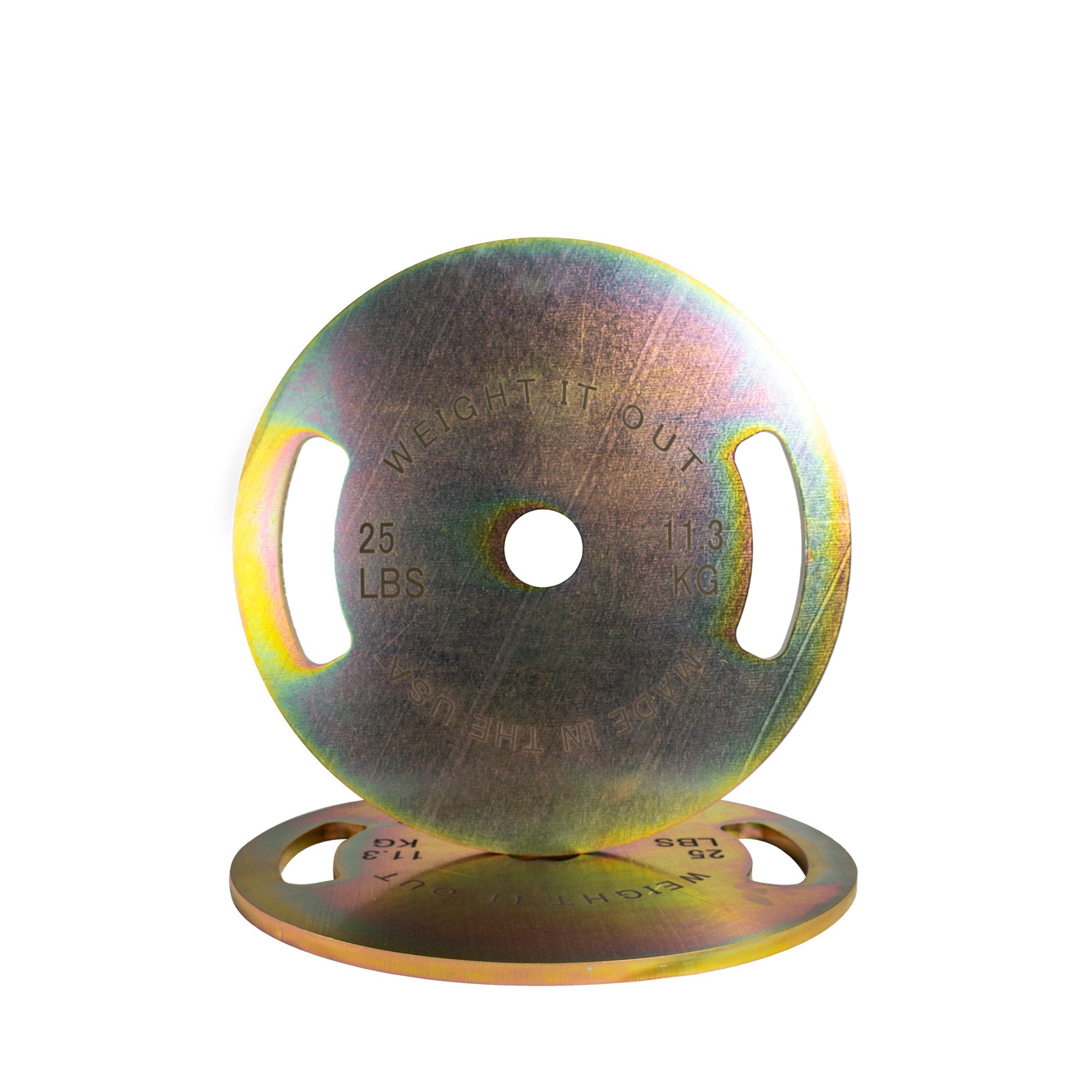 45 lb Cast Iron Machined & Calibrated Solid Steel Weight Plate Sets – Weight It Out