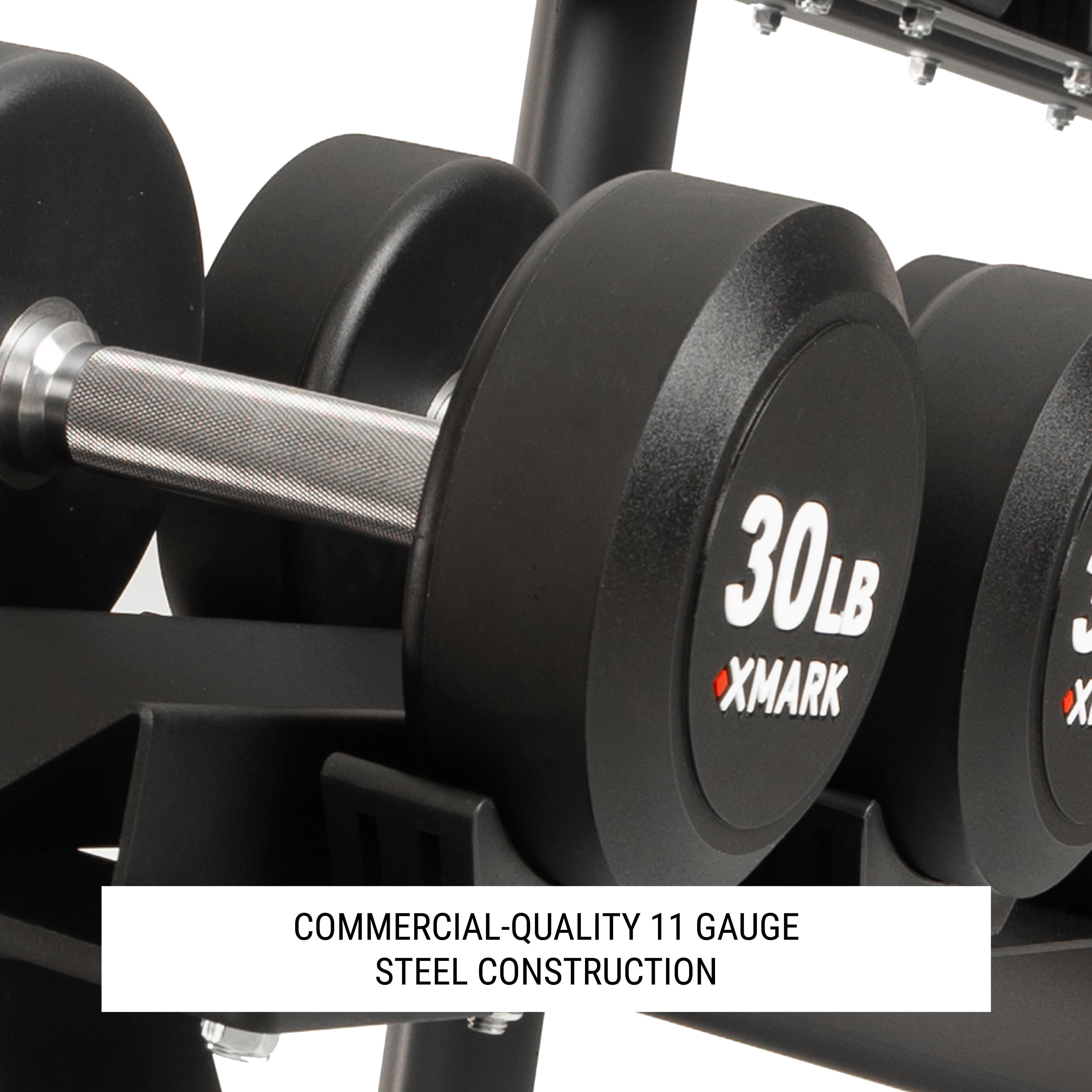 Commercial 2-Tier Dumbbell Rack for 10 Pairs | XMARK