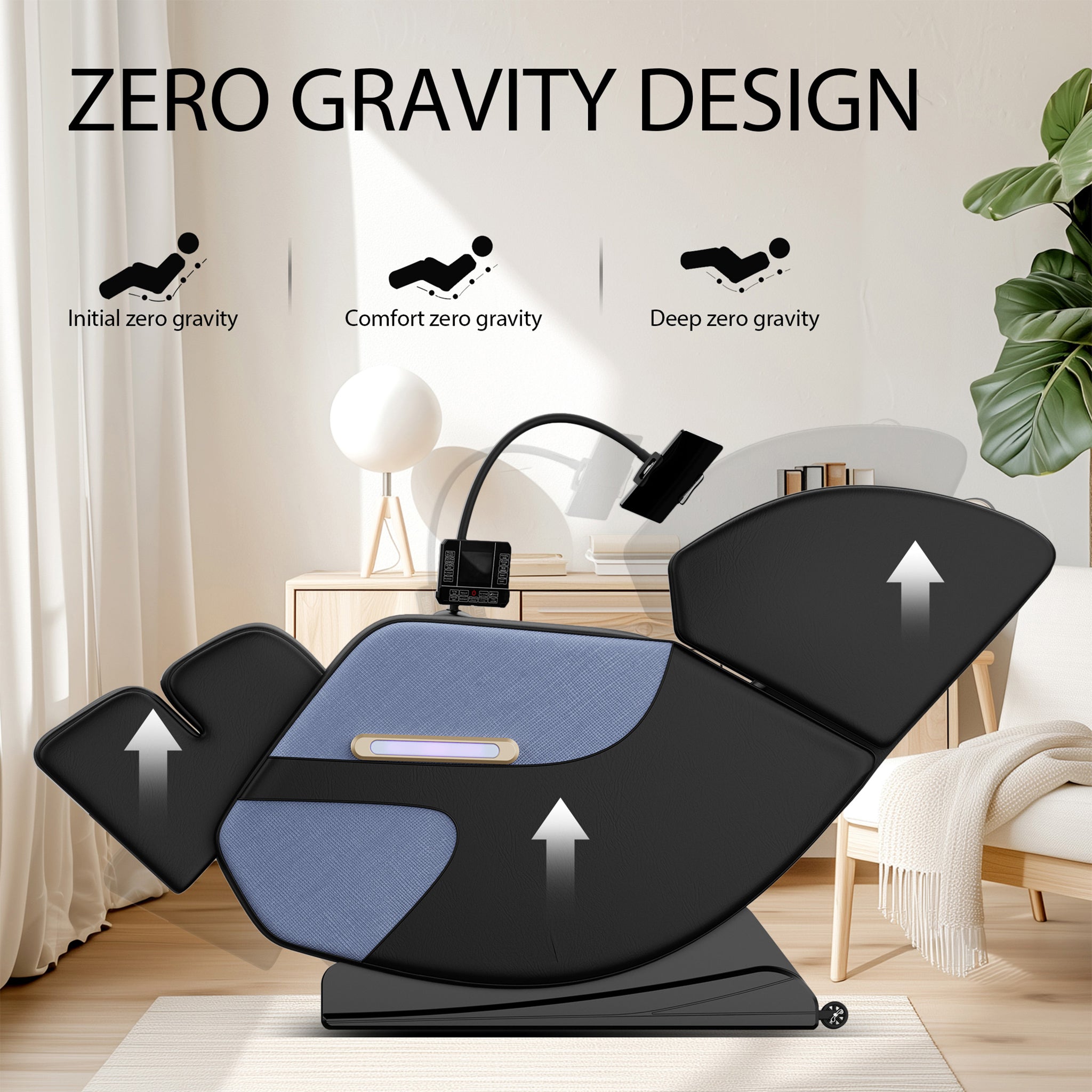Airvana Imperium Full-Body Zero Gravity Massage Chair – Ambient Lighting