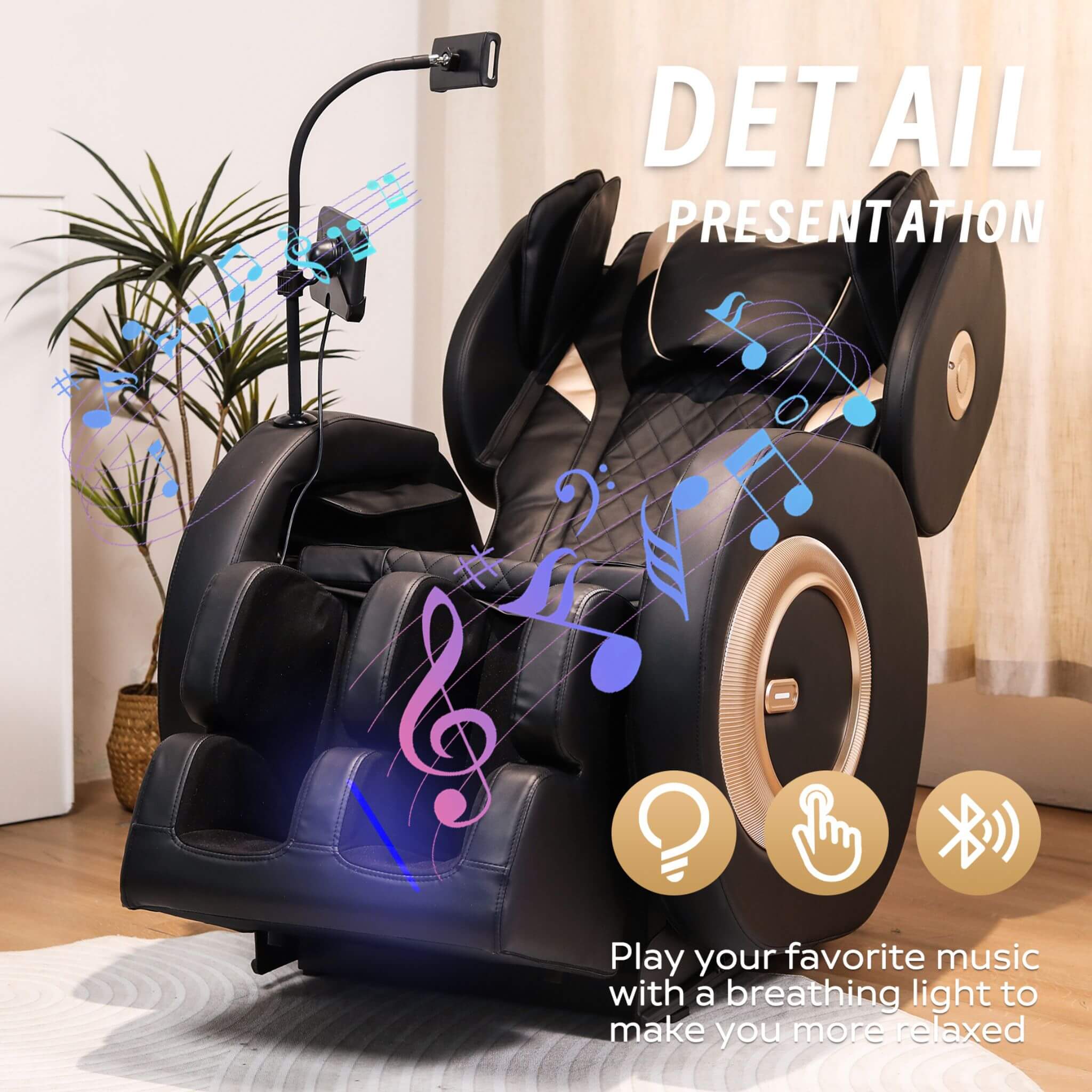 Airvana Tranquil Zero Gravity Massage Chair Recliner – Full Body Air Compression