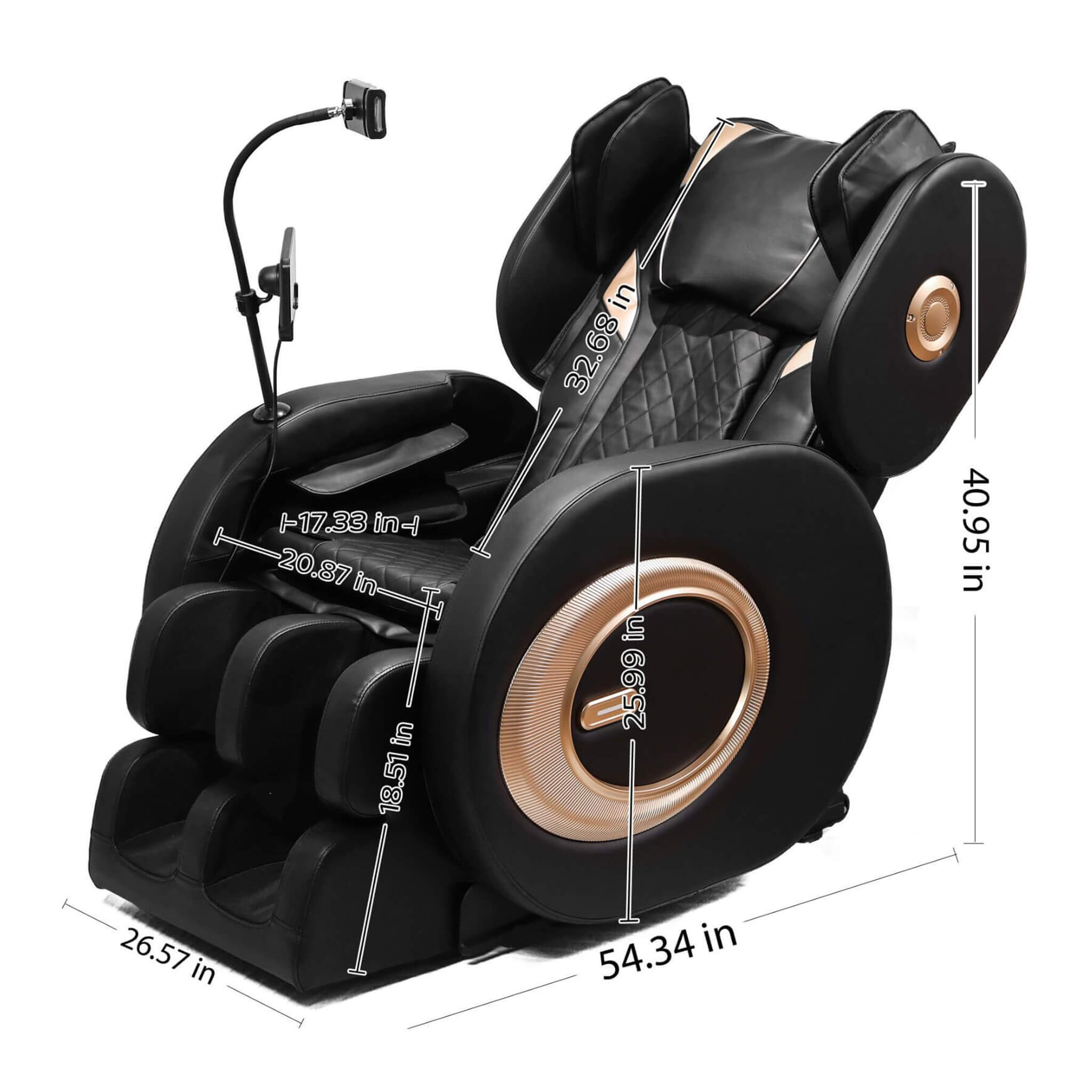 Airvana Tranquil Zero Gravity Massage Chair Recliner – Full Body Air Compression