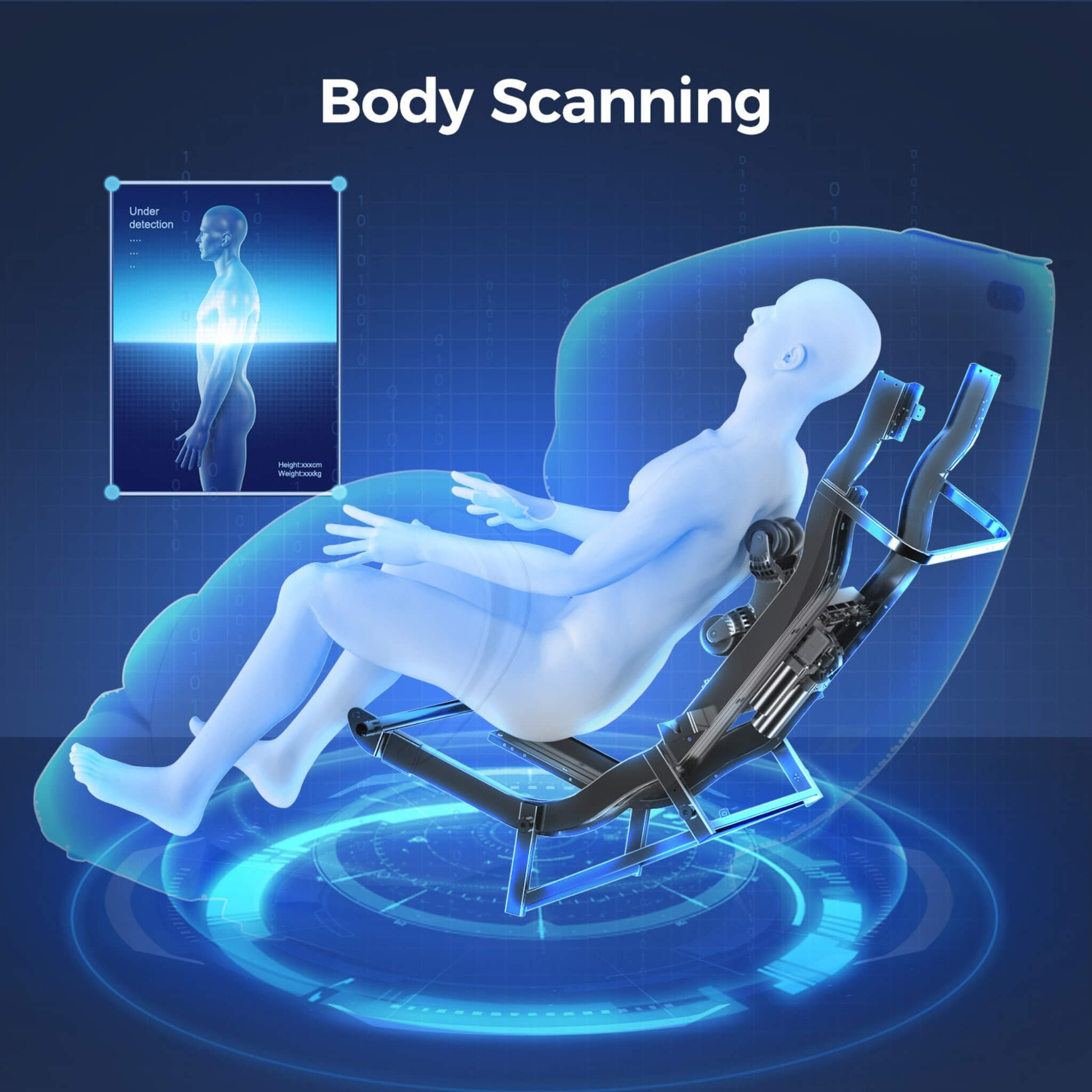 Bosscare 3D Zero Gravity Shiatsu Massage Chair – Full Body, App Control