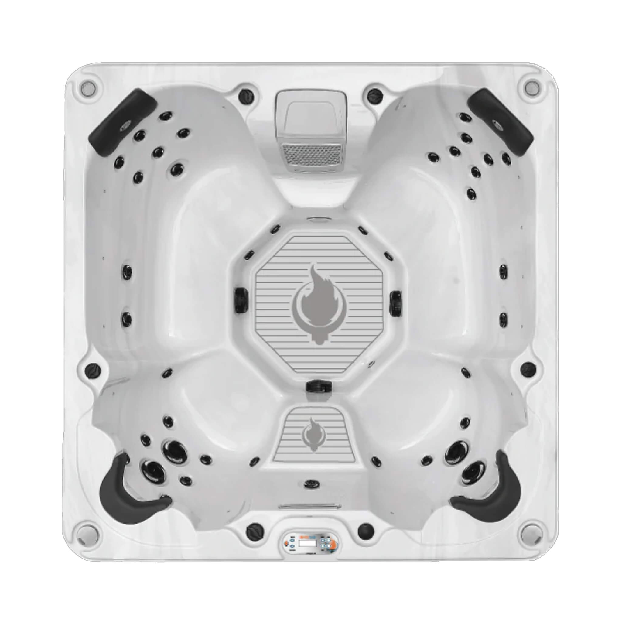 7-Person CSC Louisiana Luxury Spa – 240V, 46 Jets, Cascading Waterfall