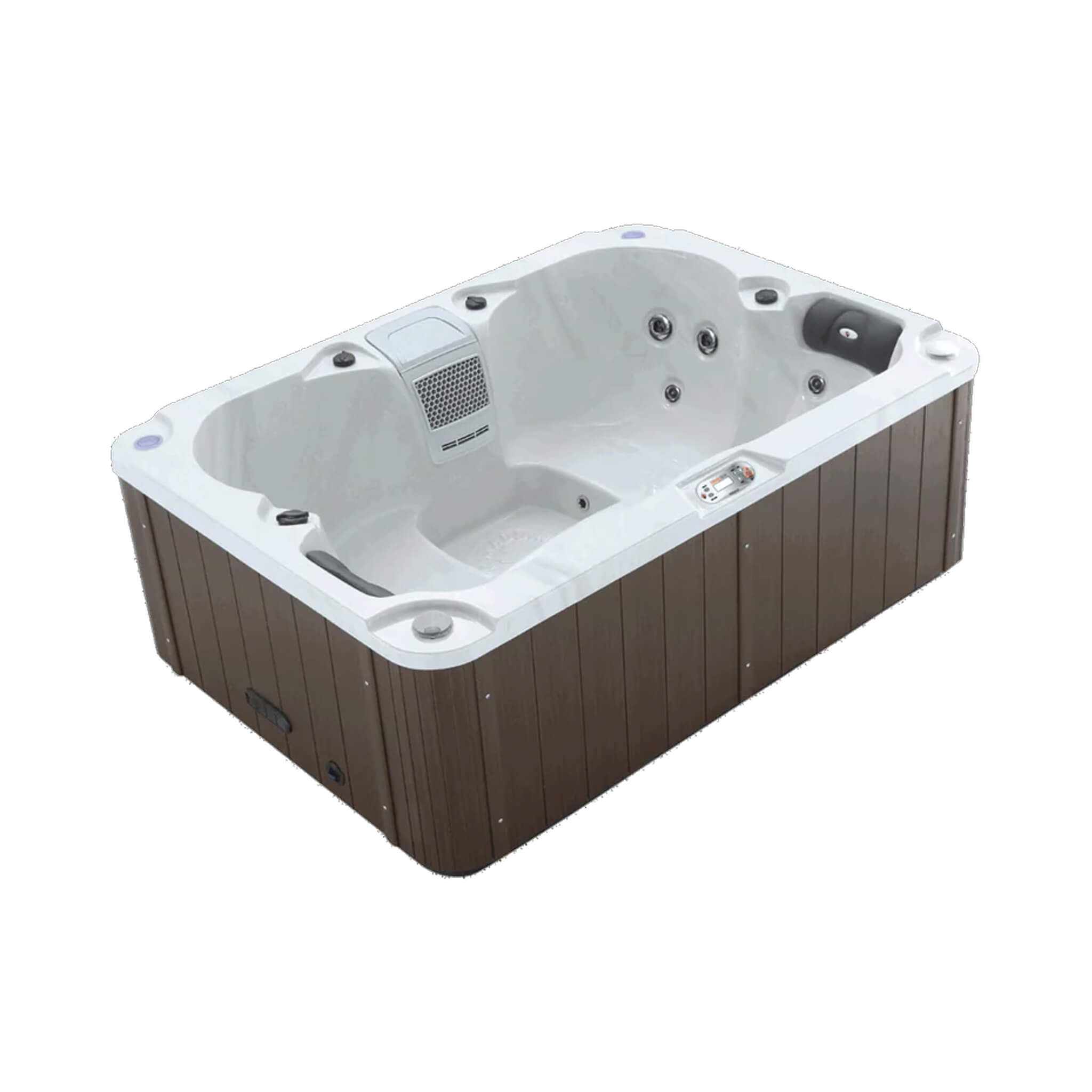 CSC Vermont 4-Person 20-Jet Plug-and-Play Hot Tub Spa – Bluetooth Audio