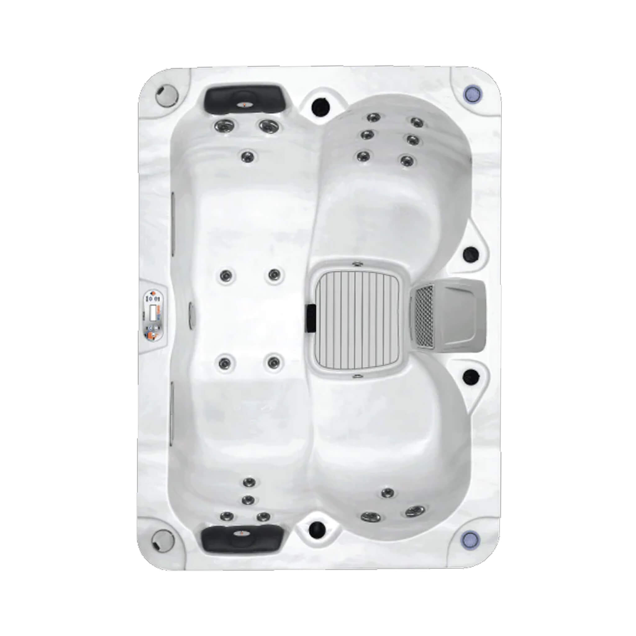 CSC Vermont 4-Person 20-Jet Plug-and-Play Hot Tub Spa – Bluetooth Audio