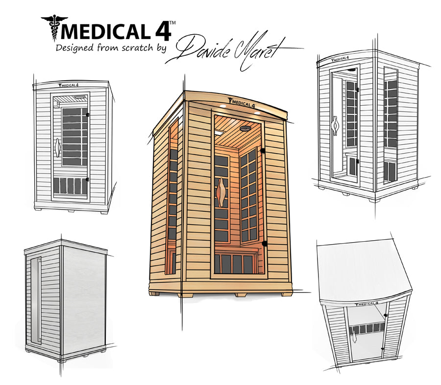 2-Person Medical 4™ Full Spectrum Infrared Sauna