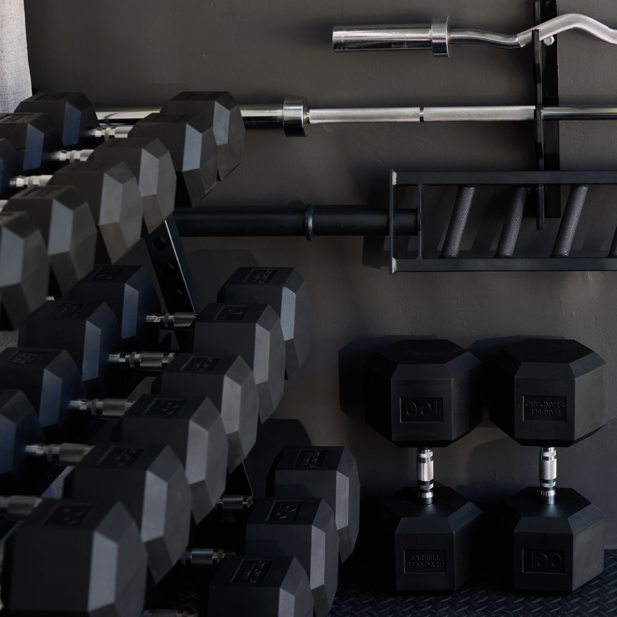 Barbell Standard 3-Tier Dumbbell Storage Rack