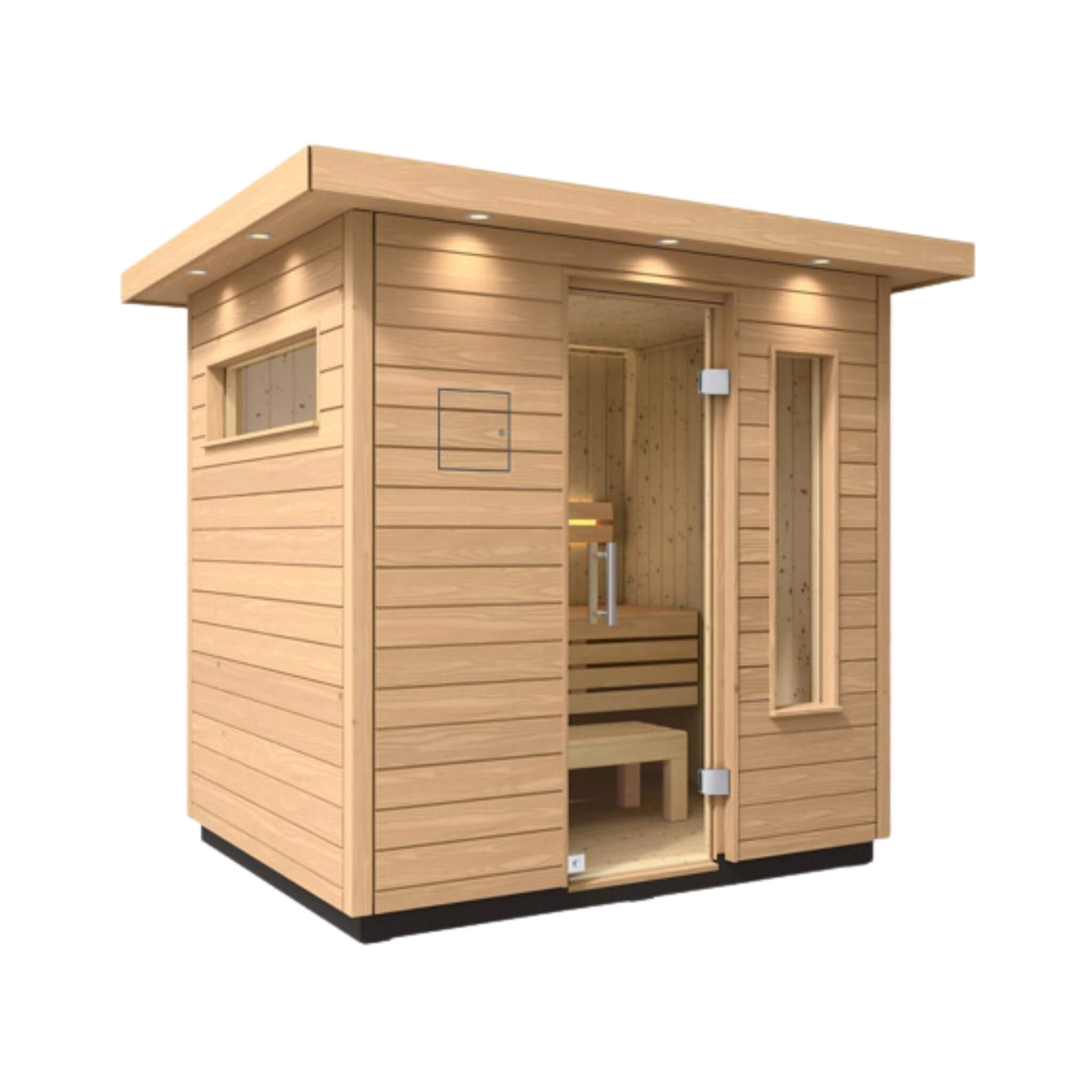 2-Person Kohler C2 Outdoor Sauna Kit – Douglas Fir & Scandinavian Spruce
