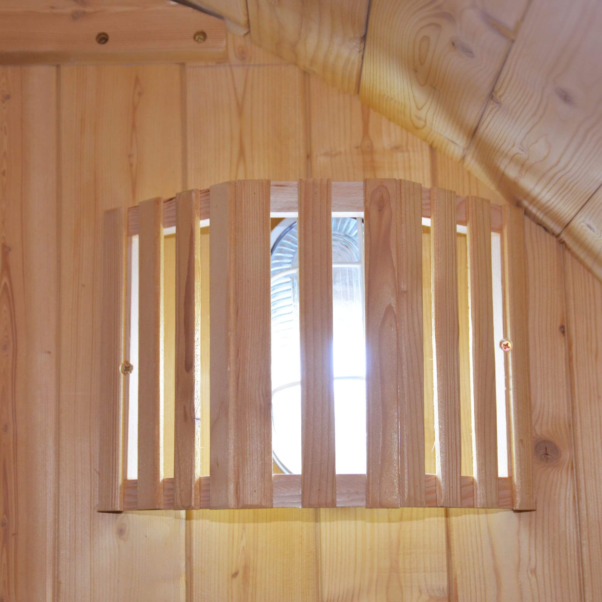 4-Person Thermora Ignite American White Oak Outdoor Wooden Barrel Sauna