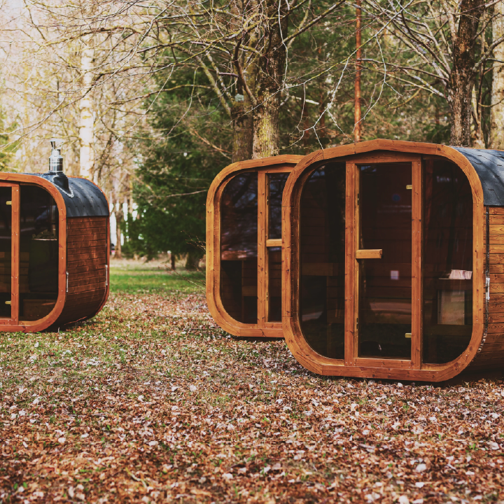 2-3 Person Mande MW12 Outdoor ThermoWood Sauna