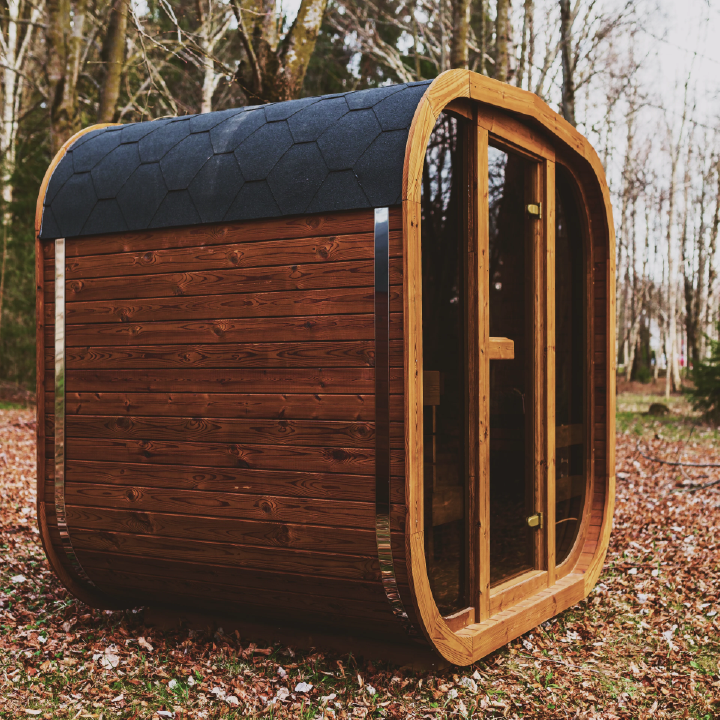 4-Person Mande MW16 Outdoor ThermoWood Sauna