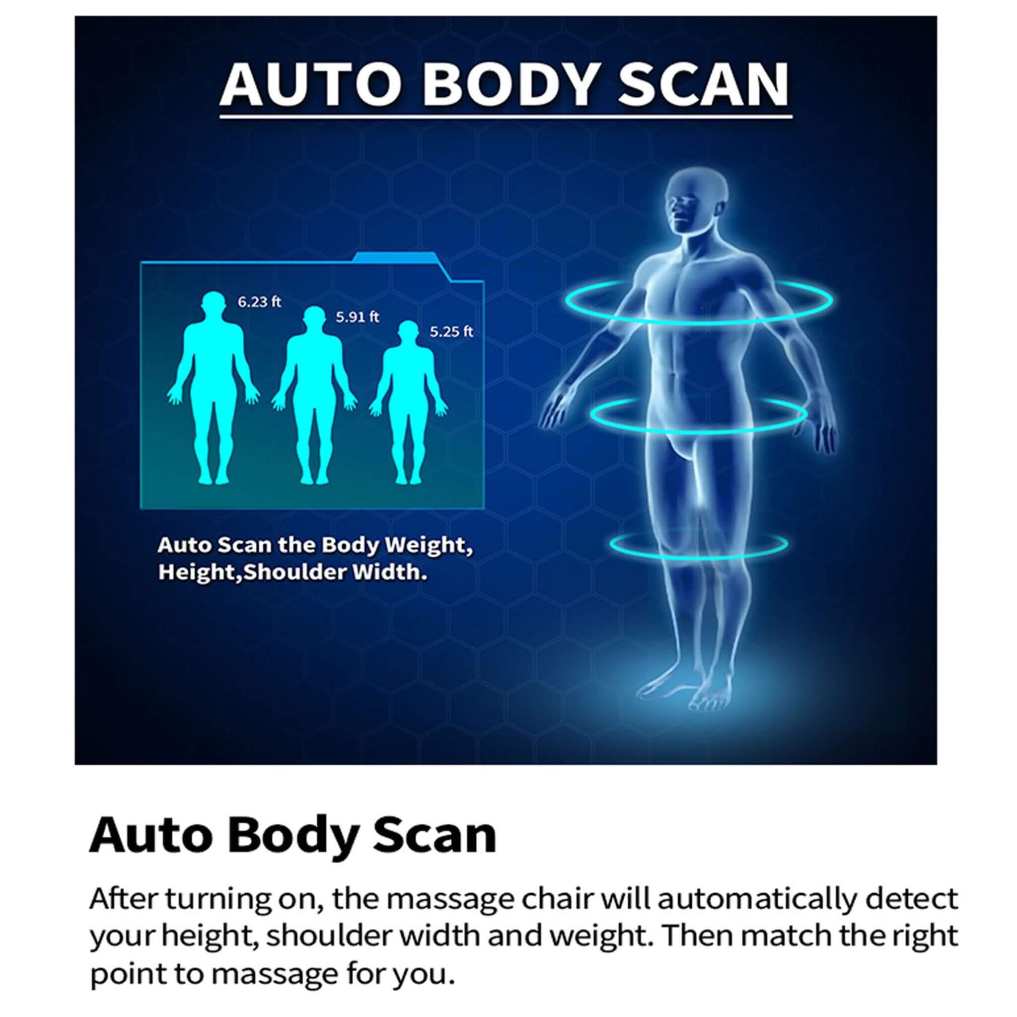 Rovix Premium Zero Gravity Full Body Massage Chair – Auto Body Scan