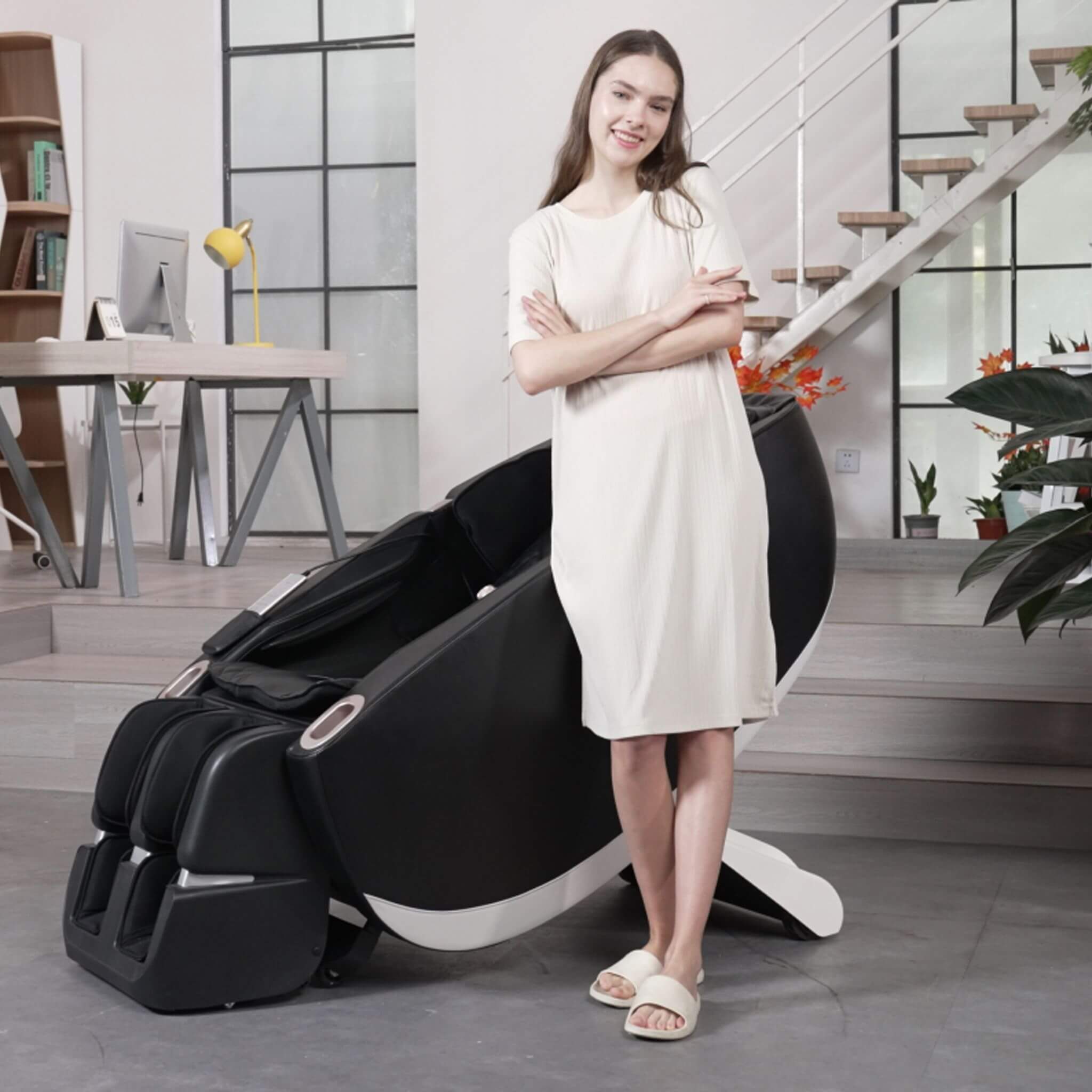 Rovix Premium Zero Gravity Full Body Massage Chair – Auto Body Scan