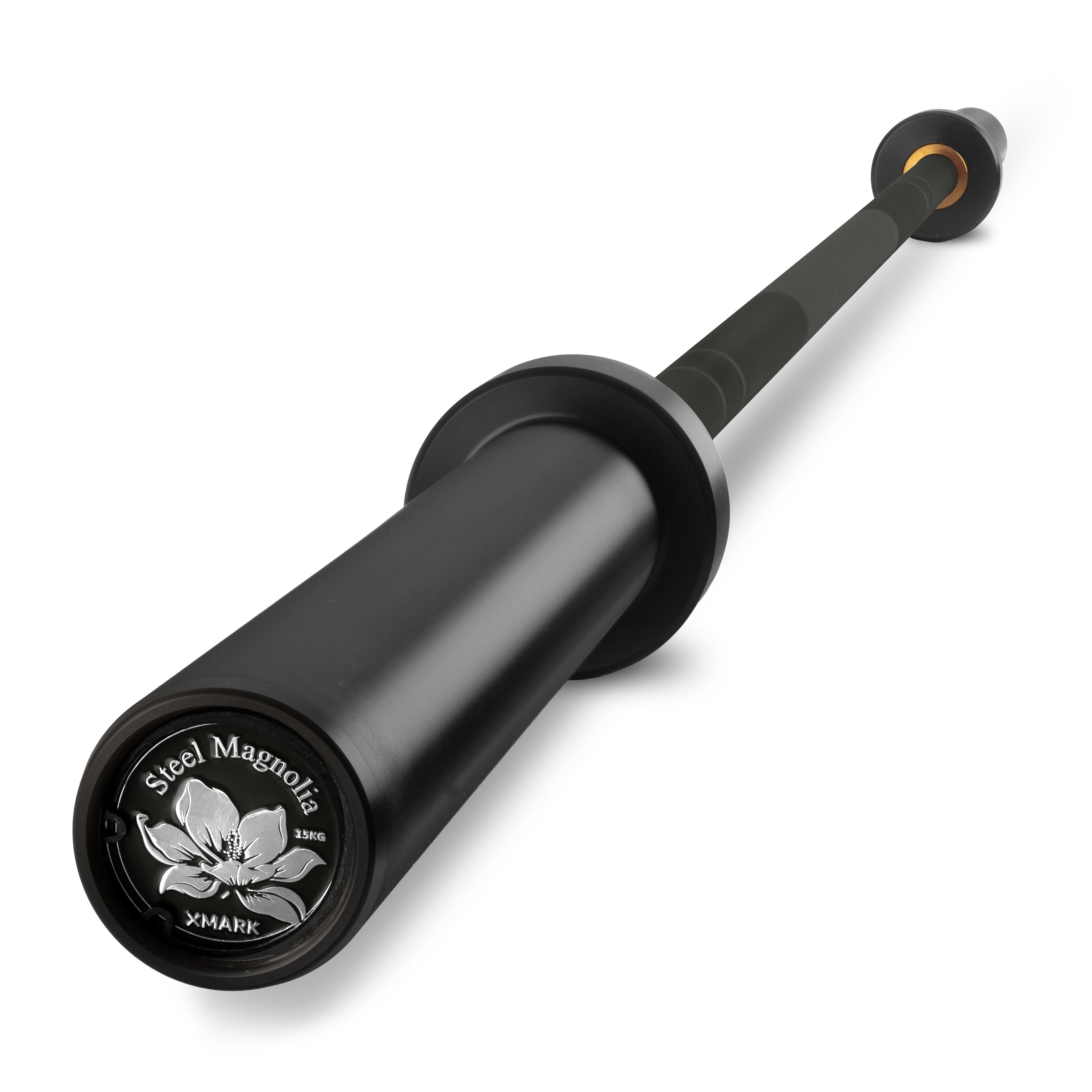 Women’s Olympic Barbell 15kg – IWF Training Bar 190,000 PSI Cerakote | XMARK Steel Magnolia